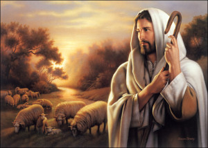 Christ - The Lord is My Shepherd - Simon Dewey